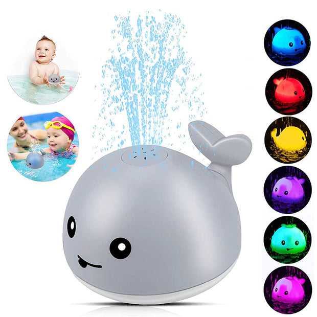 Juguete para bañar los Bebés "Ballena luminosa"